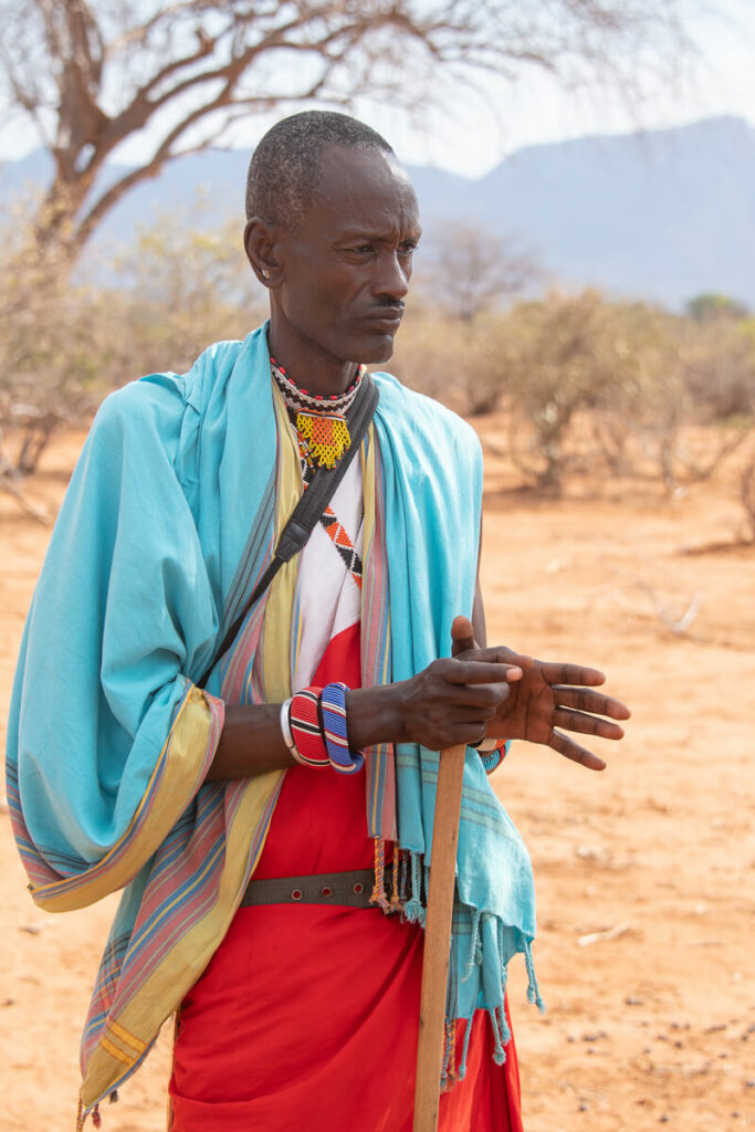 Lmusari (Mark) Lenanyankerra, Samburu elder, Kenya